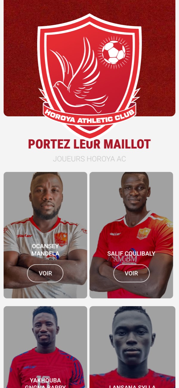 Horoya AC — Les joueurs