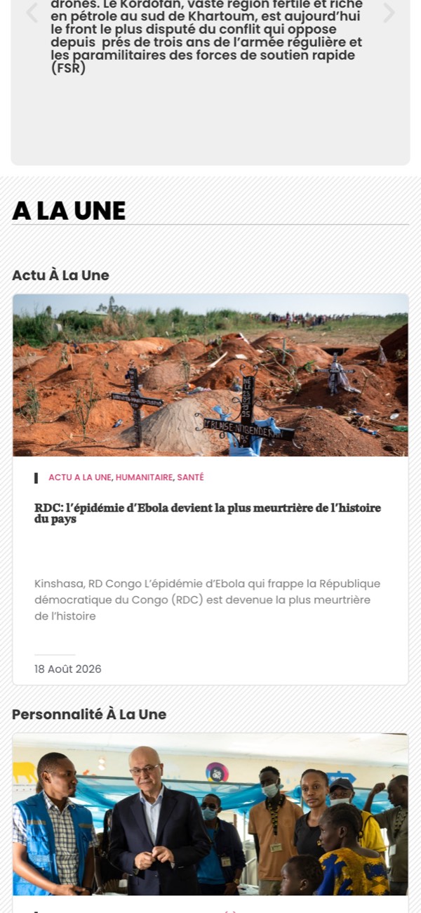 Humaniterre — Actualités à la une