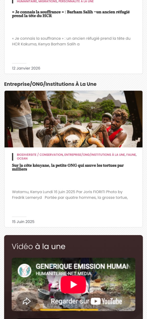 Humaniterre — Personnalités & ONG
