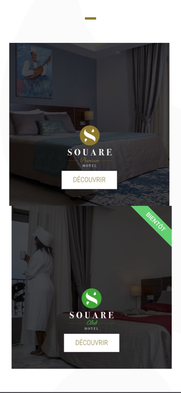 Souaré Hotels — Nos hôtels